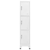 Storage Locker Cabinet with 3 Compartments 15x17.7x70.9